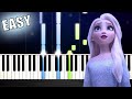 Idina Menzel - Show Yourself (Frozen 2) - EASY Piano Tutorial by PlutaX