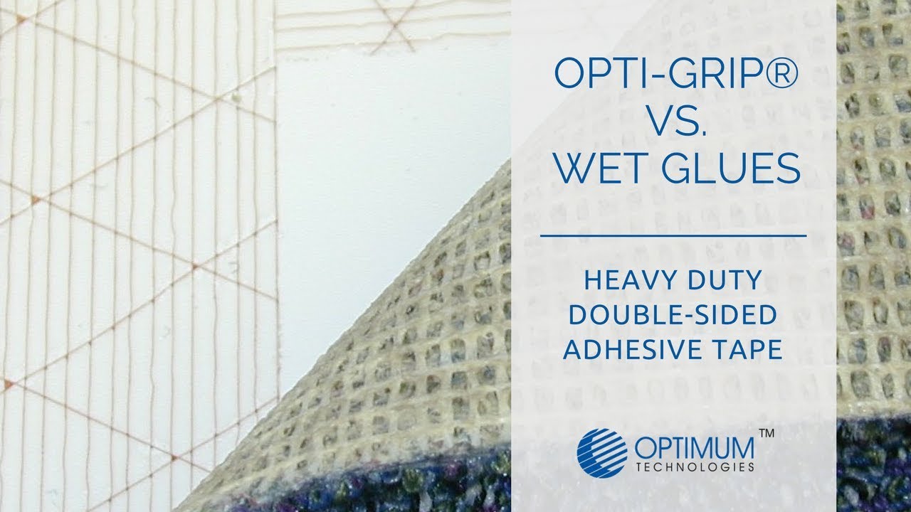 Opti-Grip® vs. Wet Adhesives - YouTube