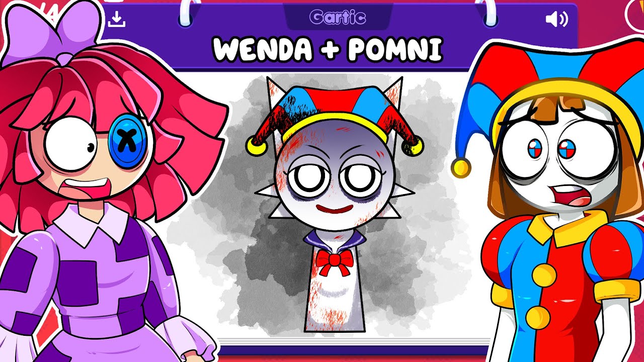 Circo Digital DESENHOU FUSÕES DOS SPRUNKI no Gartic Phone