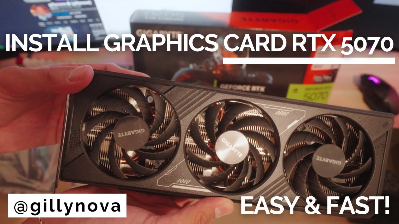 Как установить видеокарту! - RTX 5070👍