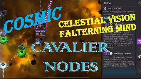 Cosmic Cavalier Nodes & Guide | Celestial Vision & Faltering Mind | Marvel Contest of Champions
