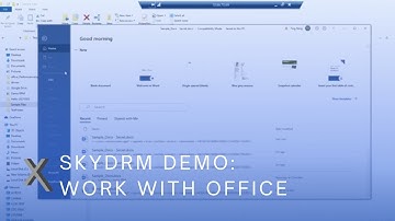How SkyDRM works with Microsoft Office