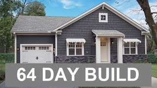 Schedule to Build a House in 64 Days