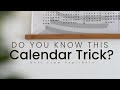 Do you know this calendar trick? | Aptitude Tricks by shiva kumar