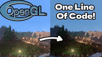 One line 》make your OpenGL game look way better!
