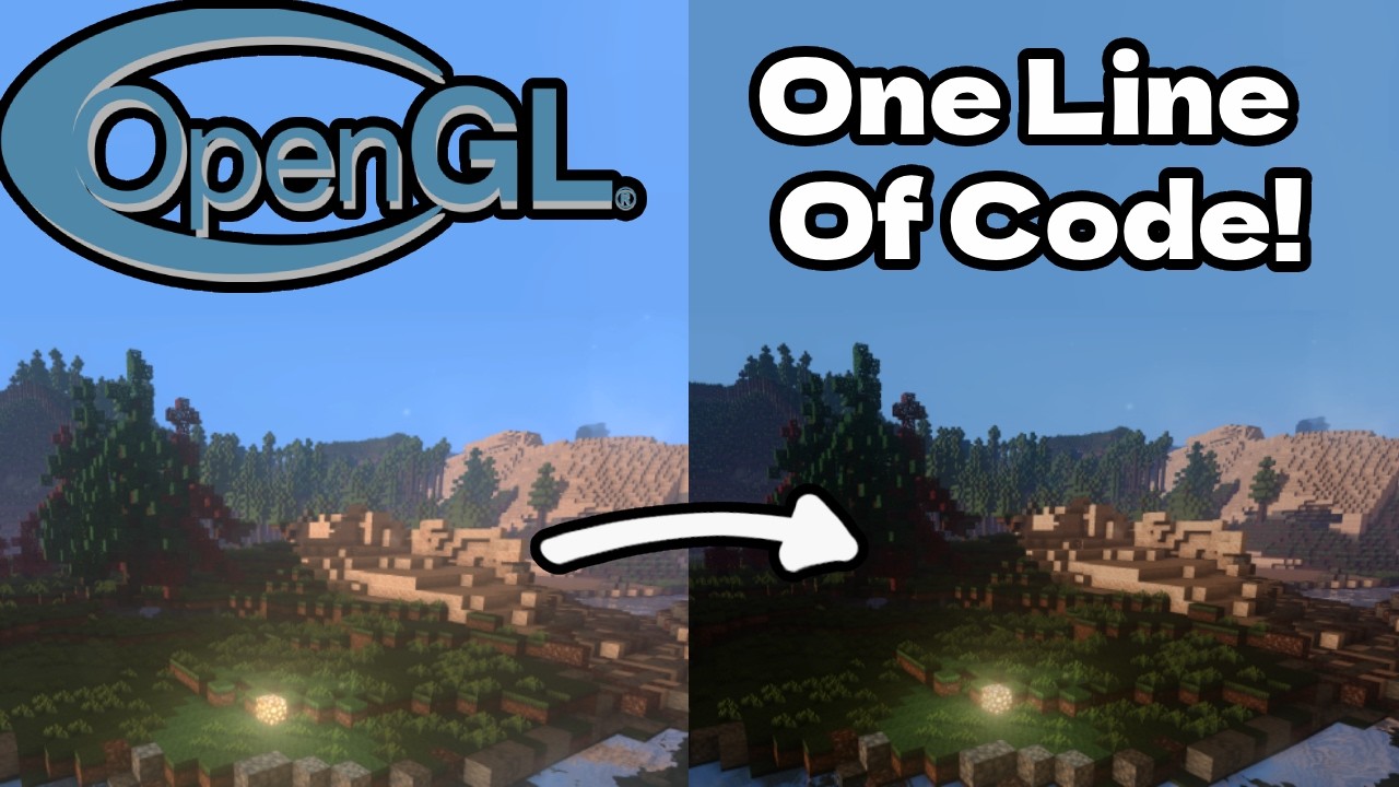 One line 》make your OpenGL game look way better! - YouTube