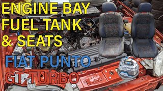 Fiat punto GT Turbo part 13, seats engine bay and upgraded fuel tank