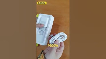 Bộ Cốc sạc nhanh Remax RP-U68 kèm cáp sạc cổng Lightning chuẩn PD max 20W 1 cổng USB + 1 cổng Type C