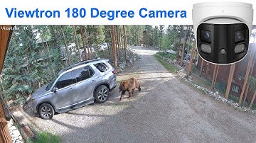 180 Degree Outdoor Camera for Home Security and Wildlife Viewing