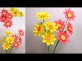 How to Make Beautiful Stick Flower|Very Easy& Attractive Stick Paper Flower|Jarine's Crafty Creation