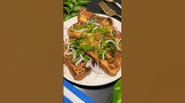 Viral Dahi Toast😍Easy Breakfast Recipe #shorts #viralvideo #bread #toast #trending #food #ytshorts