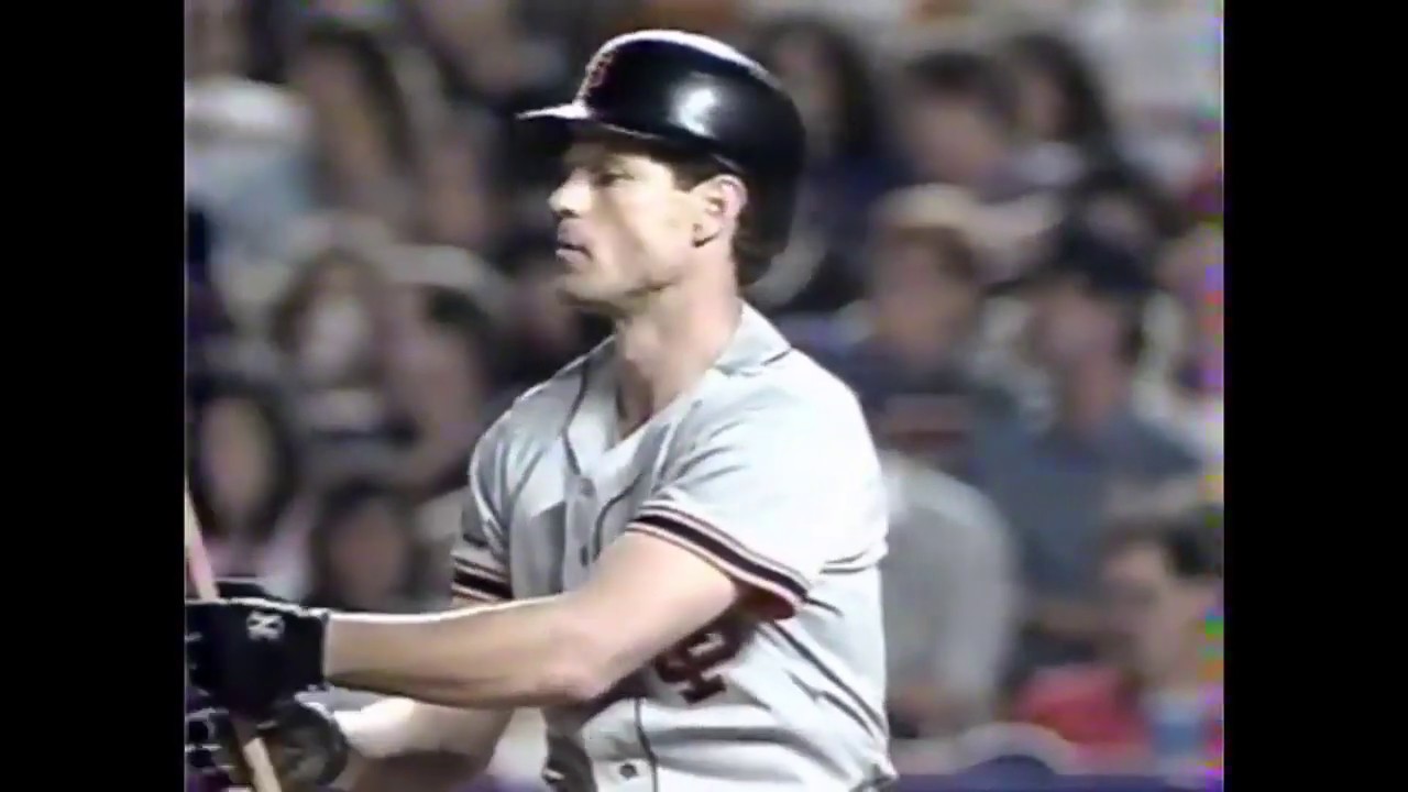 Brett Butler's swinging bunt single - Aug 31 1990 