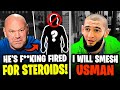 BREAKING! Dana White FIRES UFC fighter for STEROIDS, Khamzat Chimaev vs Gilbert Burns, Joe Rogan