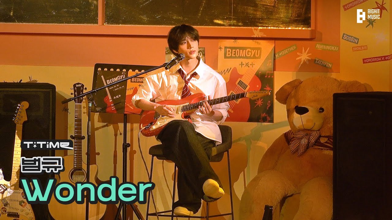 'Wonder - BEOMGYU (Original Song: ADOY)' stage @ PRESENT X TOGETHER | T:TIME | TXT 'Wonder - BEOMGYU (Original Song: ADOY)' stage @ PRESENT X TOGETHER | T:TIME | TXT