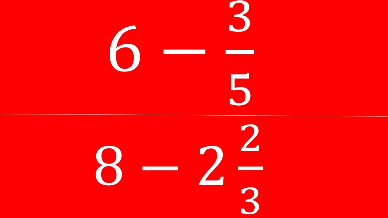 subtracting-fraction-from-a-whole-number-subtracting-mixed-fraction