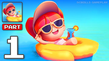 Bliss Bay - Gameplay Walkthrough Part 1 - Craft Your Ultimate Beachside Getaway (iOS, Android)