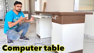 Computer Table डिज़ाइन I Dimensions for Computer table by interior wood designer 106,605 views 1 year ago 2 minutes, 53 seconds