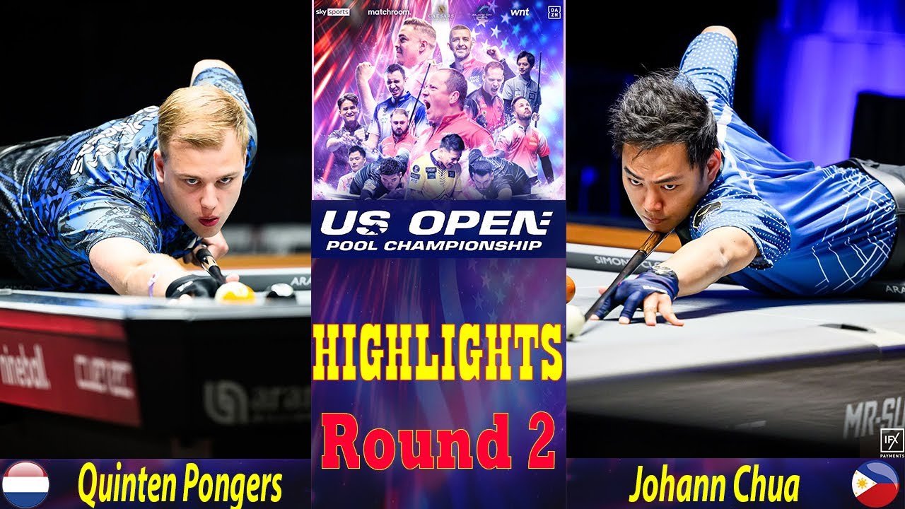 HIGHLIGHTS | Quinten Pongers vs Johann Chua | 2025 US OPEN POOL CHAMPIONSHIP