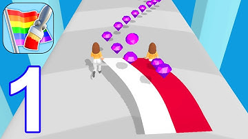 Flag Painters - Gameplay Walkthrough Part 1 Level 1 - 12 New Mobile Game (Android,iOS)