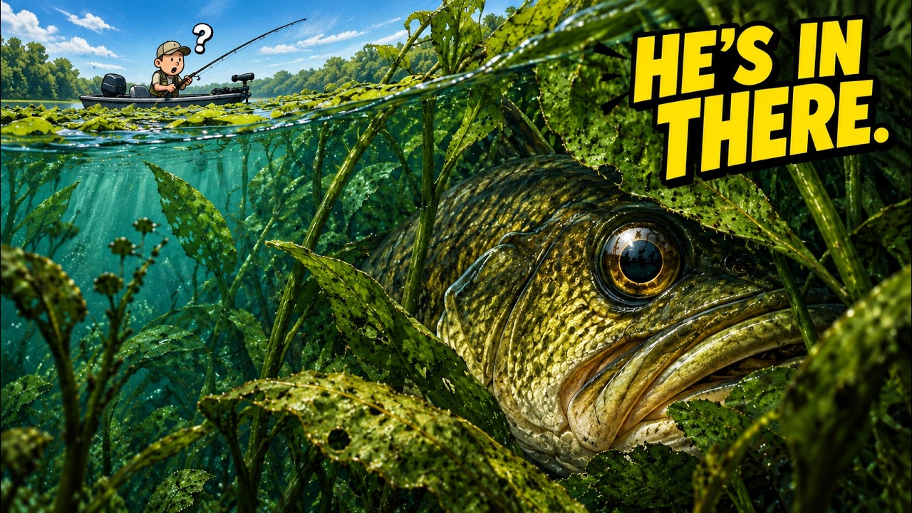 Why MONSTER Fish Hide in Thick WEEDS ?