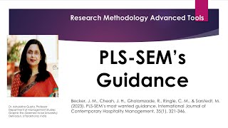 PLS SEM Guidance(pls-sem)(structure equation modeling)(published paper)(bootstrapping)
