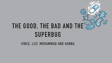 The Good, the Bad and the Superbug