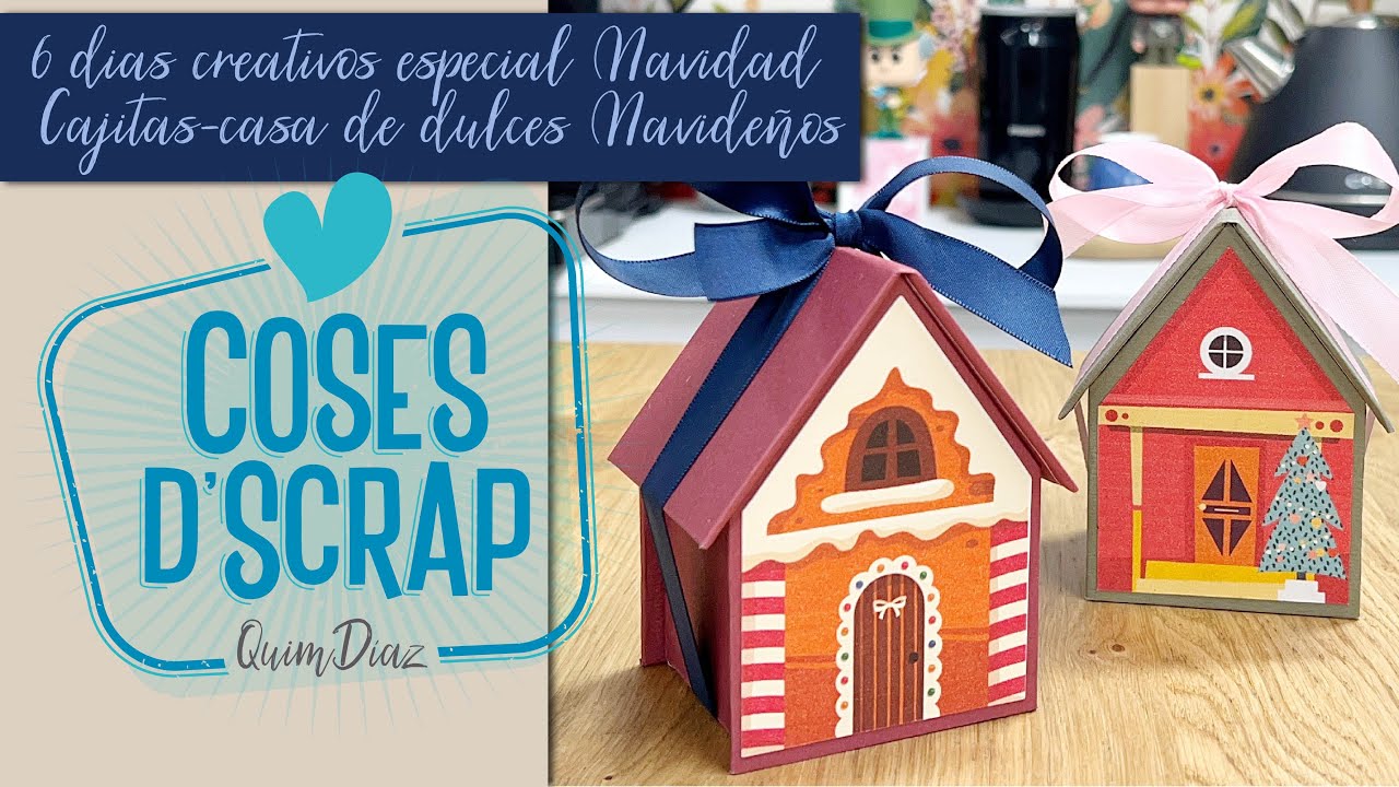 Cajita-casa de dulces Navideños (fácil y preciosa!)