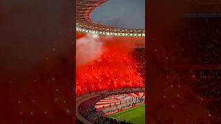Bayern fans making an AMAZING PYRO PARTY at Olympiastadion Berlin during Pokal final vs Stuttgart