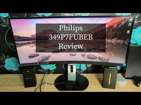 Philips 349P7FUBEB Curved UltraWide USB C Docking Monitor Review