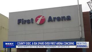 Chemung County Exec. & Chemung County IDA spar over First Arena concerns