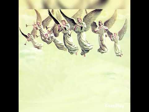 Os Sete Anjos Tocando As Trombetas