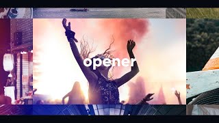 Multiframe Upbeat Opener Slideshow Premiere Pro Templates