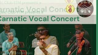 Information Concert with Shiva Ramamurthi and Vignesh Venkatraman in December 2025 at IIT-Madras Update
