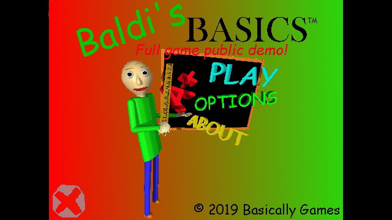 SEIZURE AND LOUD WARNING!) Baldi's Basics Plus Mod Menu