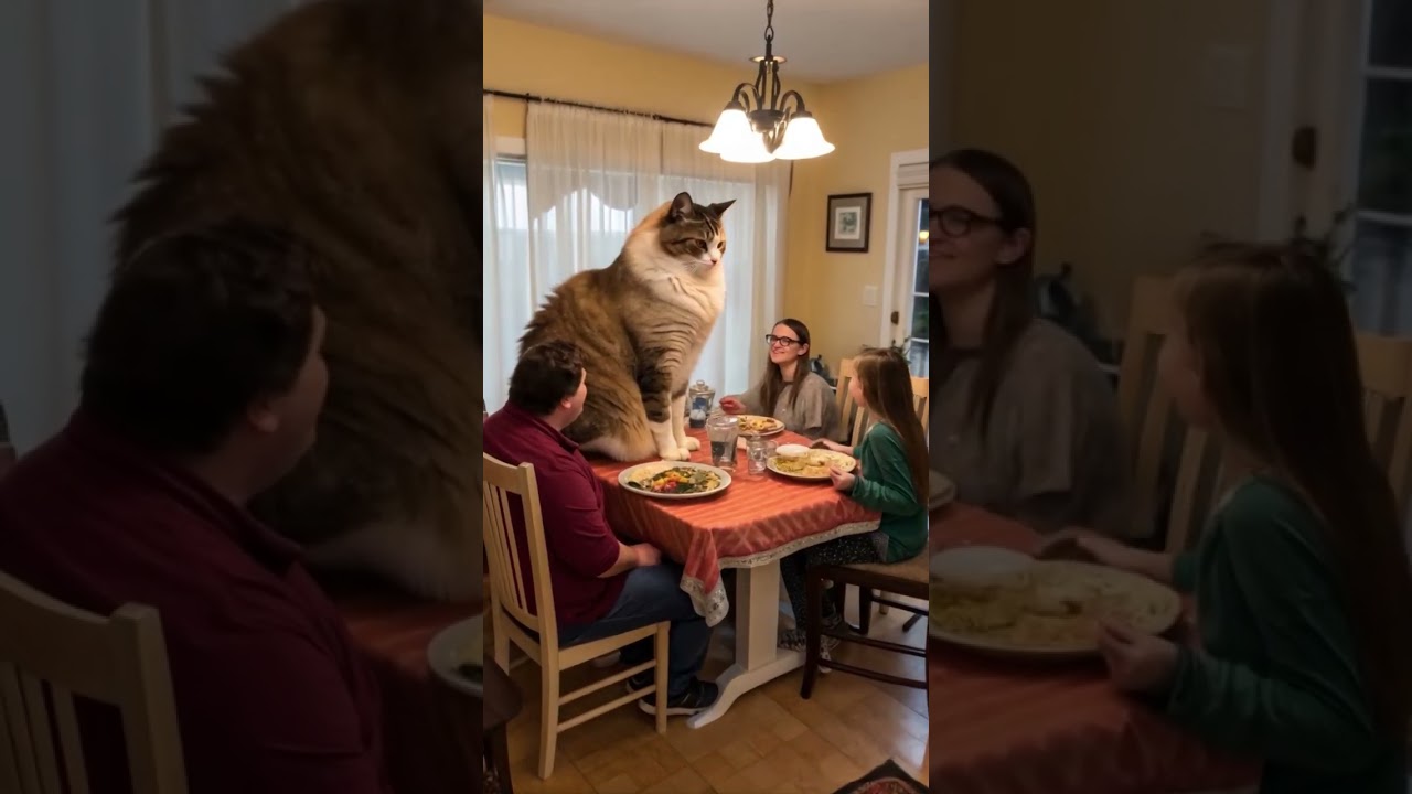 Dinner with the World's Biggest Cat!