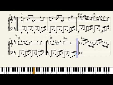 Popcorn Piano Cover Hot Butter 1972 Classic Instrumental 