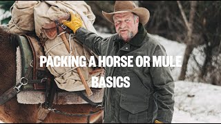 How to Pack a Horse or Mule