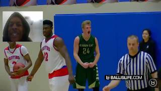 Zion Williamson Gets Heckled and RESPONDS With DUNK REACTION) THIS Guy Right HERE  He Is a BEAST!!