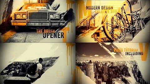 The Brush Opener (After Effects Template)