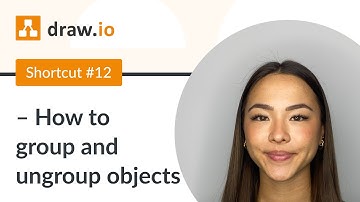Shortcut #12 - How to group and ungroup objects in draw.io for Atlassian Confluence and Jira