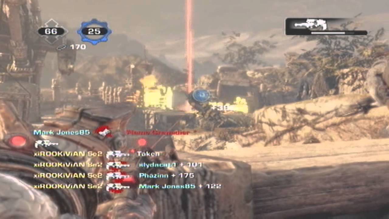 gears of war 3 beta longshot triple kill feed 2 clips