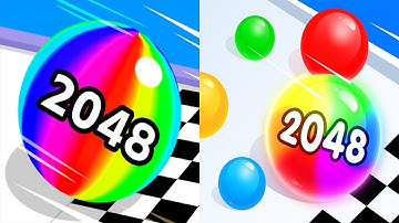 Ball Run 2048 VS 2048 Amaze Balls Android iOS Gameplay Level 21-30