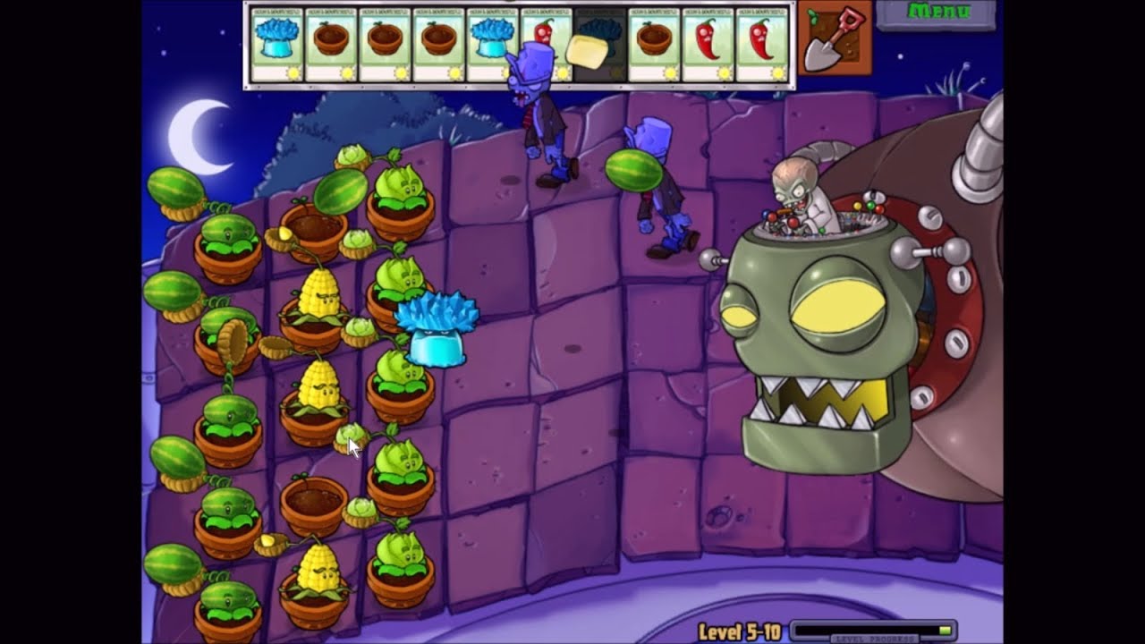 Plants Vs Zombies Final Boss Fight And End Credits Song