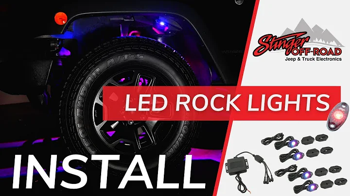 How To Install Rock Lights: Stinger RGB Multi-Color LED Bluetooth Underbody Kit on Jeep Wrangler JK