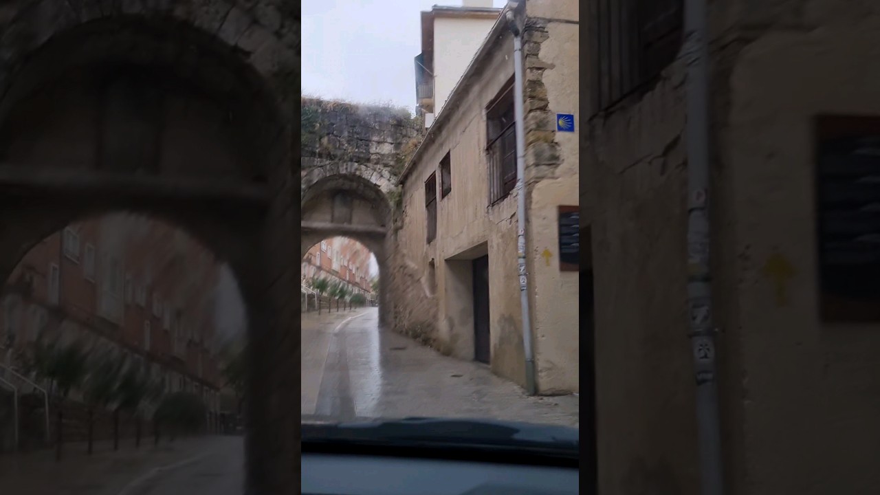 ‼️PRIMERA PARADA en Navarra, Estella-Lizarra, con súper lluvia incluida!