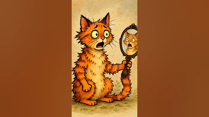 Video 11000031: cat hair cutting, mom cat playing, little cat playing, kitten funny