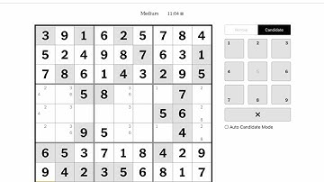 NYT Sudoku Medium Solution for 10/22/23