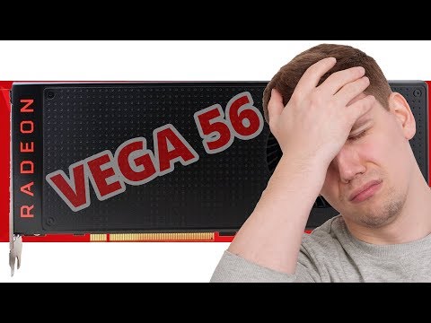 Видео: AMD Radeon RX Vega 56 показатели: по-добрият първо поколение на Vega GPU