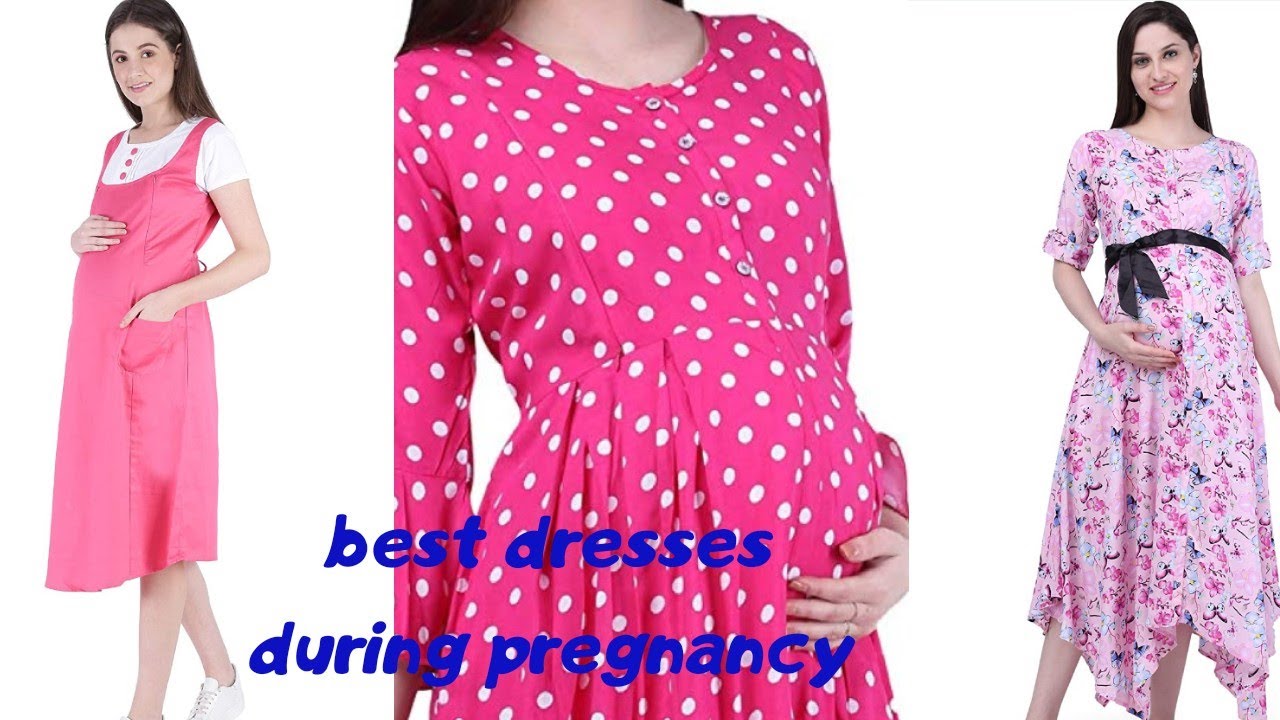 Best dresses during pregnancy /Maternity dresses designs for would be