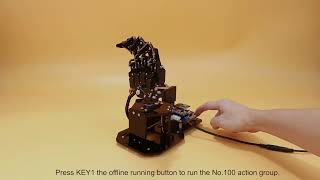 uHand2.0 Robotic Arm--Offline Running